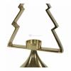 Kerstboom Windlicht Aurum 30 cm hoog goud 